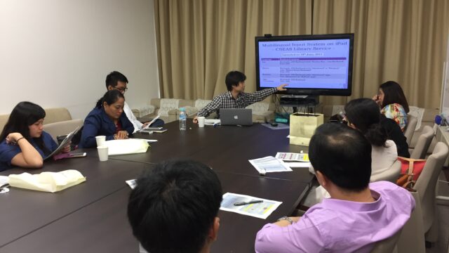 さくらサイエンスプログラム – 東南アジア逐次刊行物データベース構築スキーム（講義）(2018年11月4日)